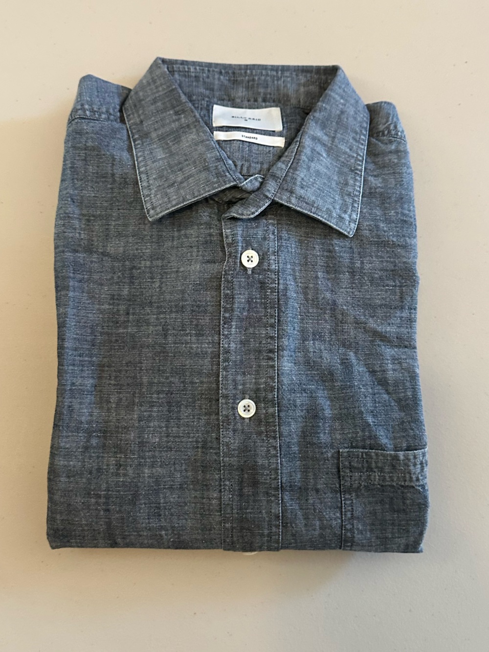 Billy Reid Men's Chambray Shirt